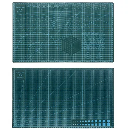 Bigstreen 19344 Pašatjaunojošs griešanas paklājiņš A3, zaļš