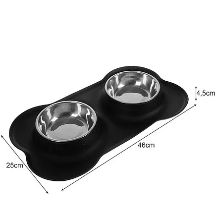 Double bowl - 450ml Purlov 21632