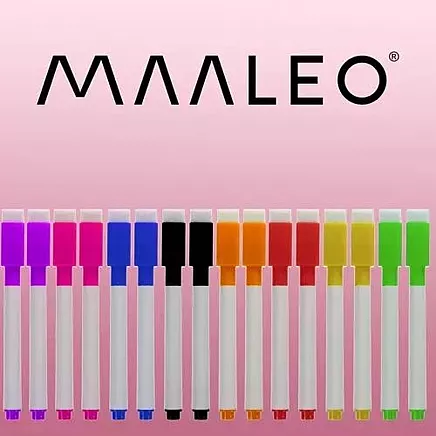 Dry erase markers - set of 16 Maaleo 21647