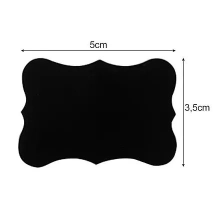 Pašlīmējošās etiķešu uzlīmes, 24 gab., ar marķieri, 5×3.5 cm