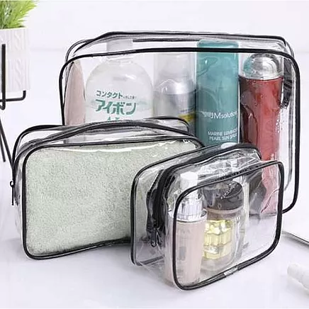 Transparent cosmetic bag 3 in 1 Soulima 21448
