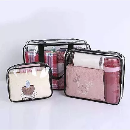 Transparent cosmetic bag 3 in 1 Soulima 21448