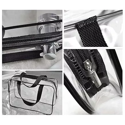 Transparent cosmetic bag 3 in 1 Soulima 21448
