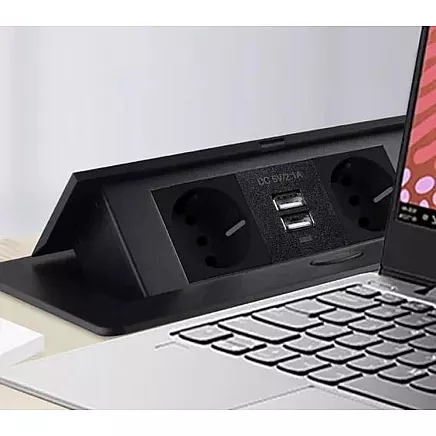 USB socket hidden in the table top - double Izoxis 21446