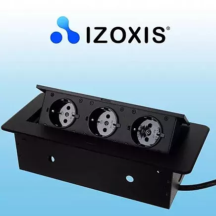 Socket hidden in the countertop - triple Izoxis 21659
