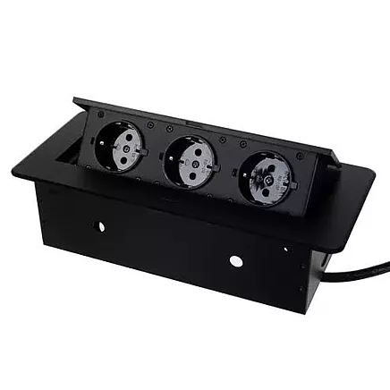 Socket hidden in the countertop - triple Izoxis 21659