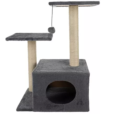 Cat tree 71cm gray Purlov 21712