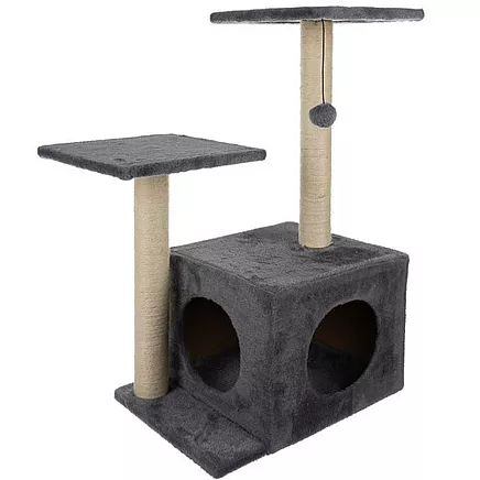Cat tree 71cm gray Purlov 21712