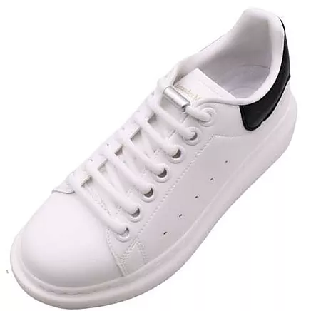 Malatec Elastīgas Apavu Auklas Šņores Striķi - Bez Sasiešanas, Balts