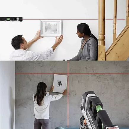 Laser level with tape measure 250cm Bigstreen 21747