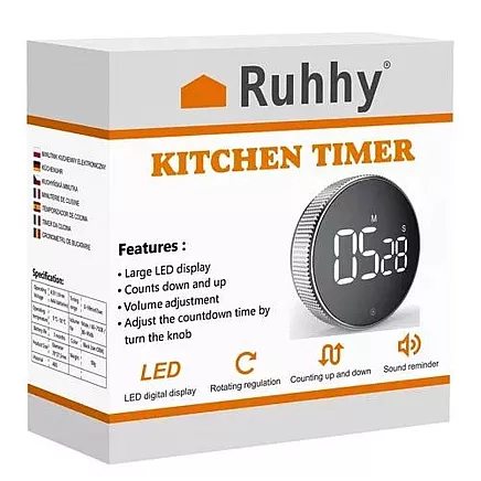Ruhhy 22052 Elektroniskais Virtuves Taimeris