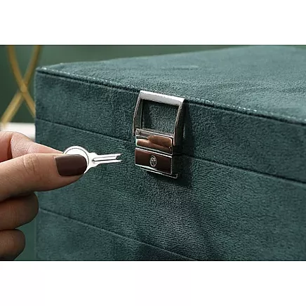 Juvelierizstrādājumu Organizators Bižutērijas Rotaslietu Uzglabāšanas Kaste Lāde,...