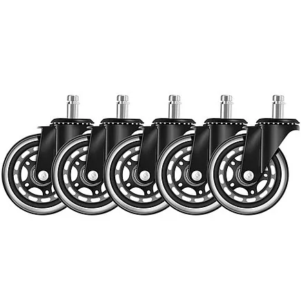 Office chair wheels - 5 pcs Malatec 22077