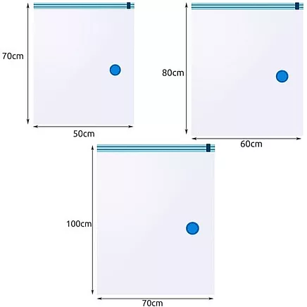 Vacuum bag set 15 pcs Ruhhy 22129