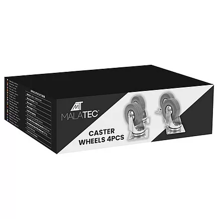 Swivel wheels - set of 4 Malatec 22537