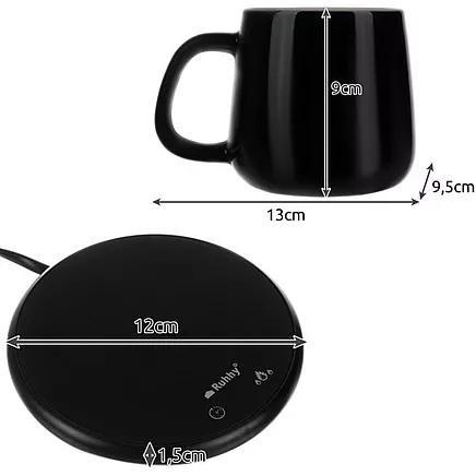 Electric warmer + cup Ruhhy 22125