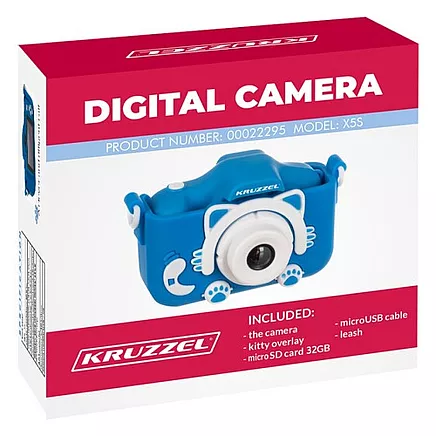 Digital camera blue Kruzzel AC22295