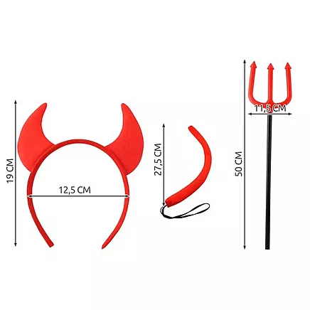 Devil Costume - Set of 4 S22140