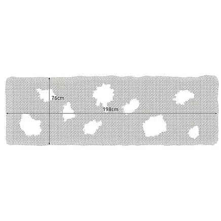 Очень большое прочное нейлоновое украшение паутины на Хэллоуин - реалистичный страшный аксессуар для вечеринки