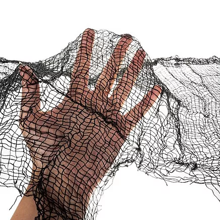 Очень большое прочное нейлоновое украшение паутины на Хэллоуин - реалистичный страшный аксессуар для вечеринки