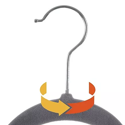 Clothes hanger 20pcs - gray Ruhhy 22535