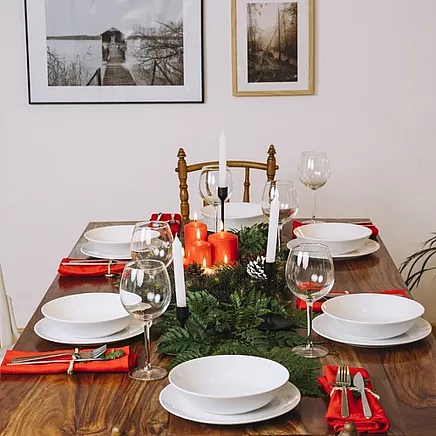 Biezs Ziemassvētku vainags durvīm 60 cm, XXL dekoratīvs rotājums