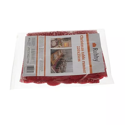 Christmas table runner 220x35cm Ruhhy 22789