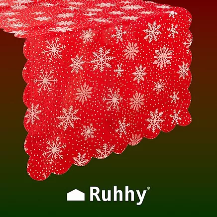 Christmas table runner 185x35cm Ruhhy 22786