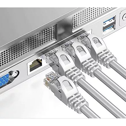 Высокоскоростной кабель LAN длиной 30 м с золотыми контактами RJ45 и огнестойкой оболочкой из ПВХ