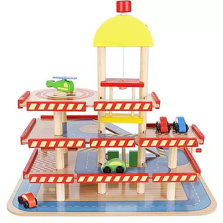 Rotaļu Koka Autostāvvieta Garāža 22446