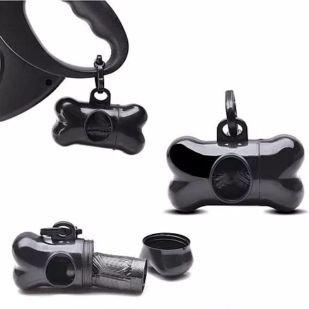 Atkritumu maisiņi suņu ekskrementu savākšanai, 1000 gb. + konteiners