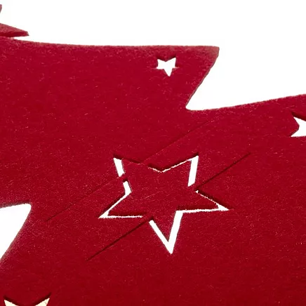 Cutlery case - Christmas trees 12 pcs. Ruhhy 22304