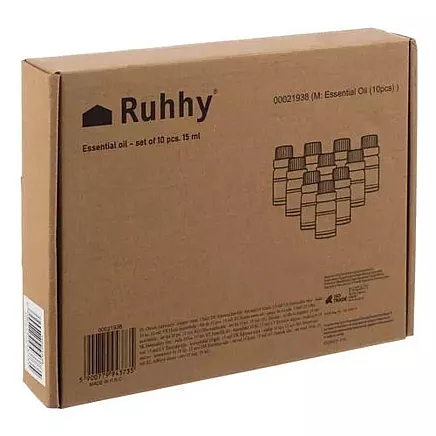 Ēterisko Eļļu Komplekts Aromaterapijai, 10x15ml