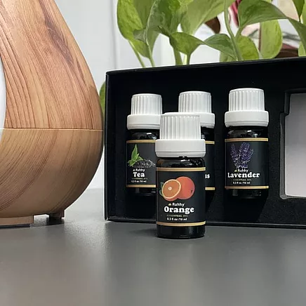 Ēterisko Eļļu Komplekts Aromaterapijai, 6x10ml