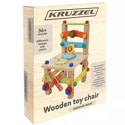 Wooden assembly chair Kruzzel 22506