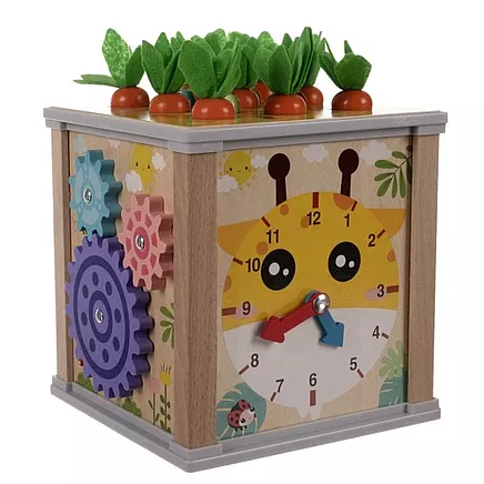 Wooden educational cube - Kruzzel sorter 22566