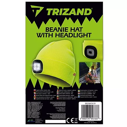 Ziemas cepure ar lukturīti - Gaiši Zaļā _ Trizand I Winter Hat With Flashlight - Light...