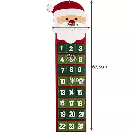Advent Calendar - hanging Ruhhy 22252