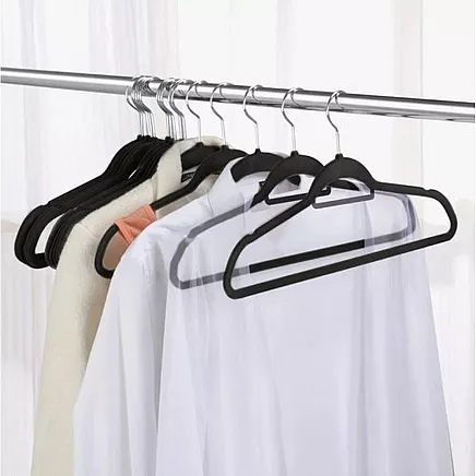 Clothes hanger 20pcs - black Ruhhy 22536