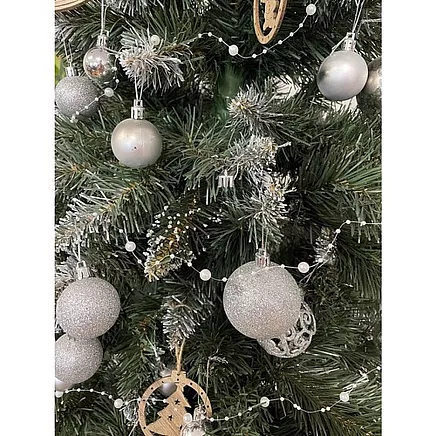 Christmas tree garland - pearls 5m Ruhhy 22499