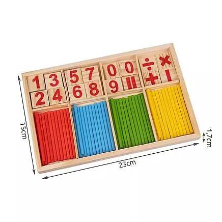 Wooden sticks for learning to count 22447