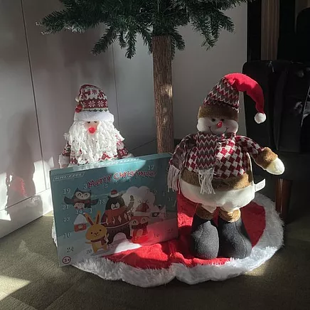 Teleskopisks Ziemassvētku rūķis 95 cm Ruhhy 22340