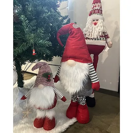 Teleskopisks Ziemassvētku rūķis 95 cm Ruhhy 22340