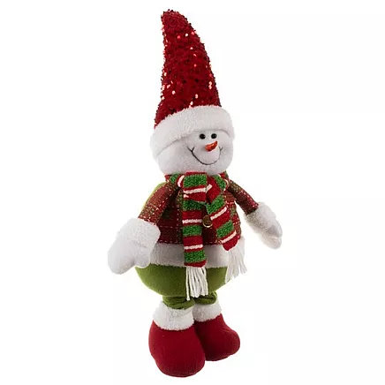 Teleskopisks Ziemassvētku sniegavīrs Ruhhy 22331, 95 cm