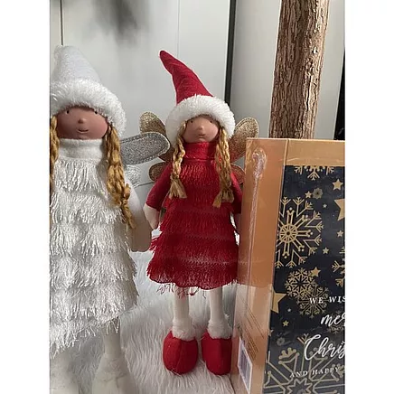 Ziemassvētku figūriņa Feja Ruhhy 22346, sarkana