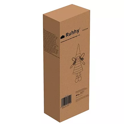 Ziemassvētku figūriņa Feja Ruhhy 22346, sarkana