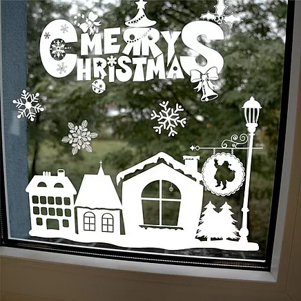 Christmas window stickers Ruhhy 22305