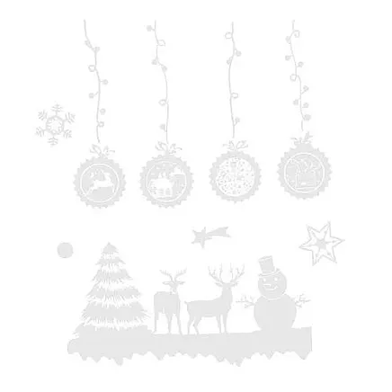 Christmas window stickers Ruhhy 22253