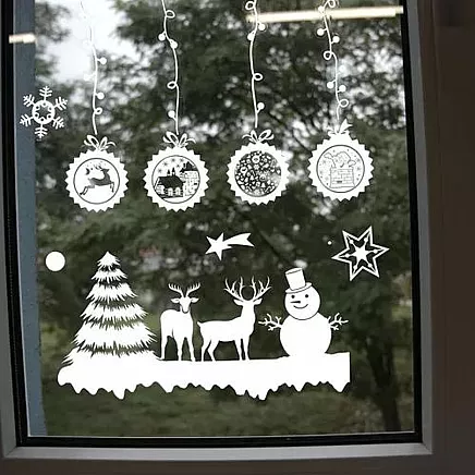 Christmas window stickers Ruhhy 22253
