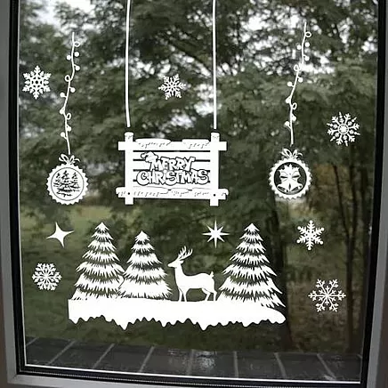 Christmas window stickers Ruhhy 22253